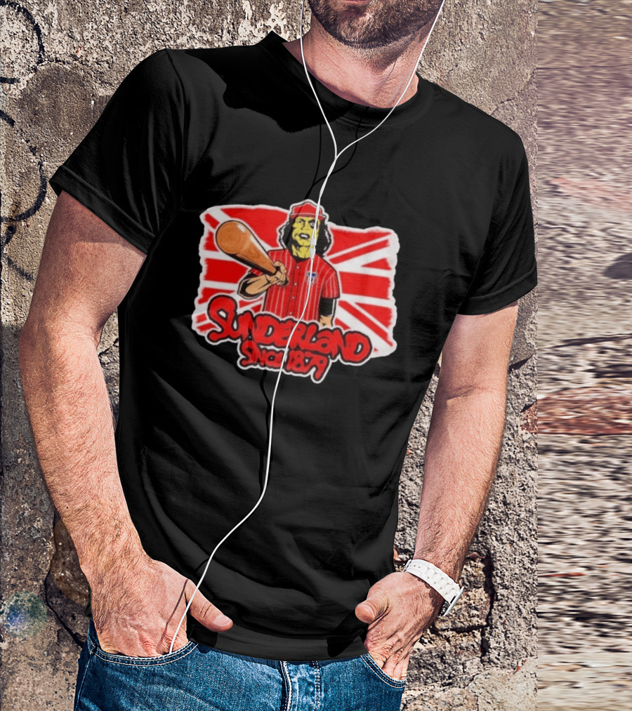 Sunderland Since 1879 Warrior Football Soccer Union Jack T-Shirt