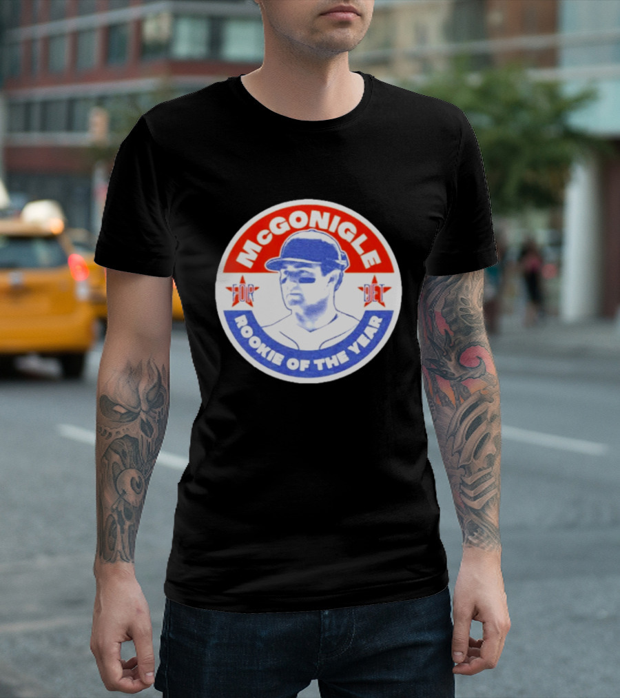 Kevin McGonigle Rookie Of The Year Detroit Baseball Stars T-Shirt