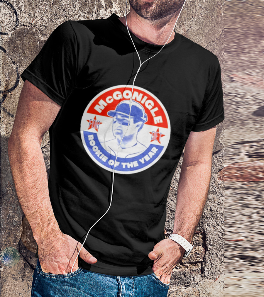 Kevin McGonigle Rookie Of The Year Detroit Baseball Stars T-Shirt