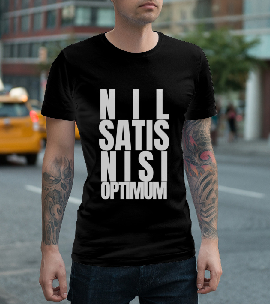 Everton FC Nil Satis Nisi Optimum Motto T-Shirt