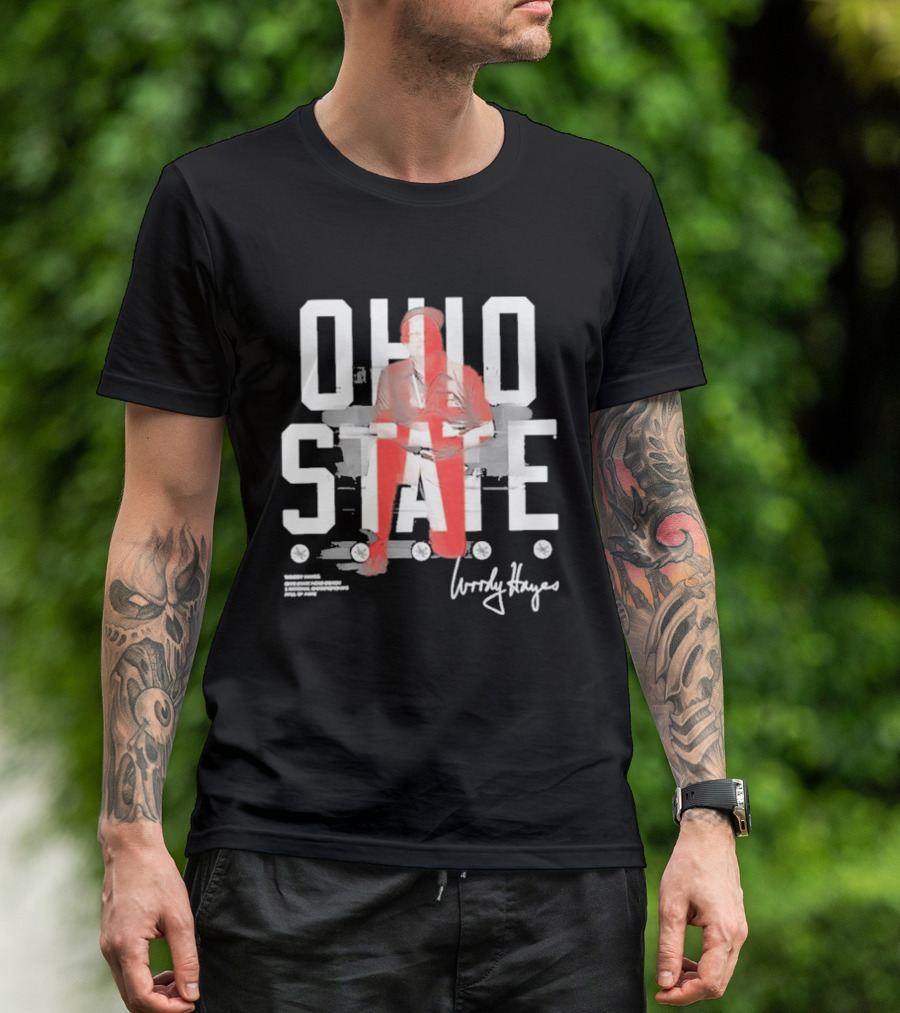 Woody Hayes Ohio State 75th Anniversary T-Shirt