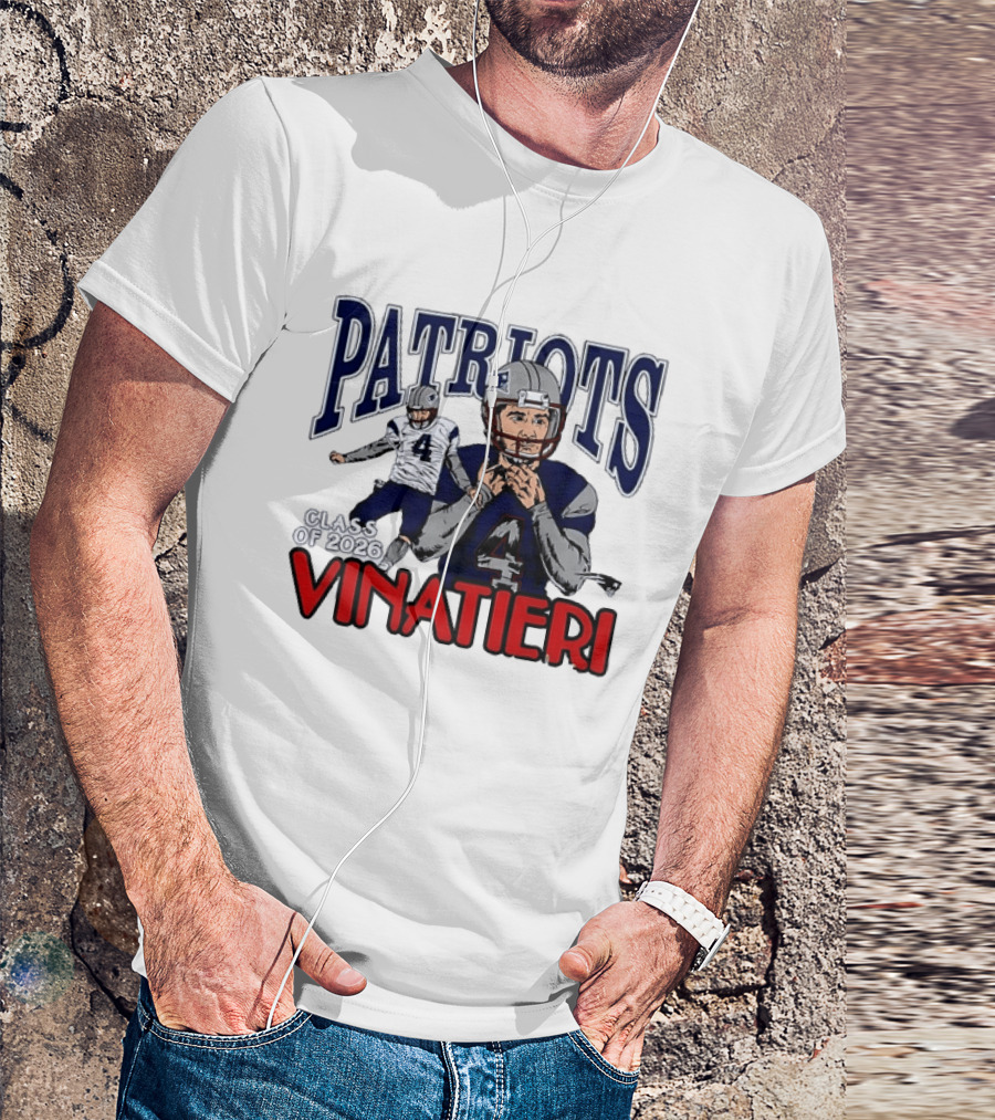 Patriots Vinatieri Class Of 2026 T-Shirt
