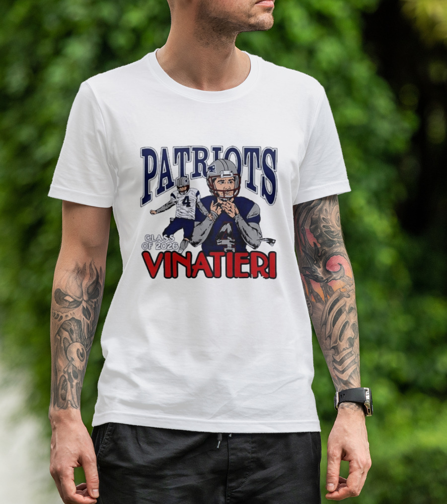 Patriots Vinatieri Class Of 2026 T-Shirt