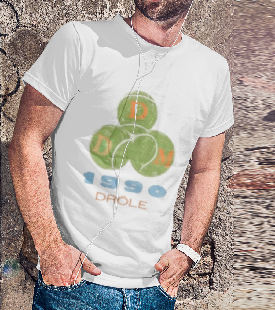 Droles De Monsieur 1990 DDM Tennis Balls T-Shirt