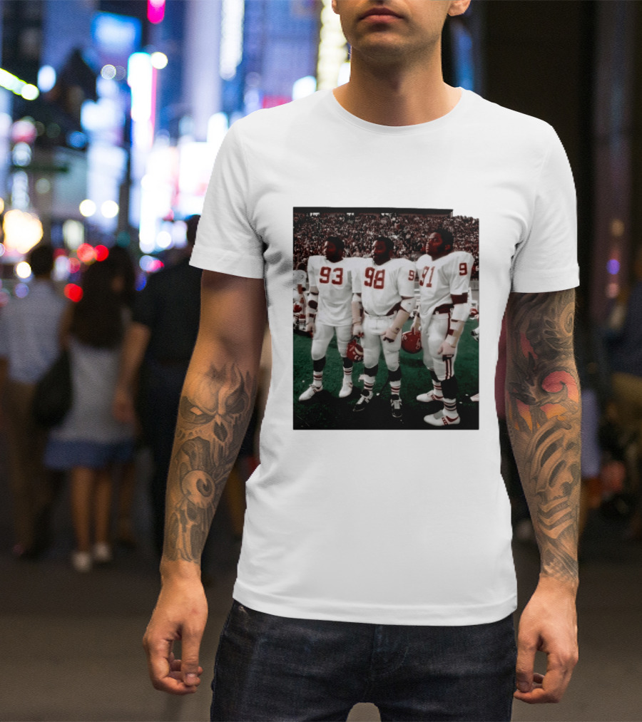 Oklahoma Sooners Football Players 93 98 91 On Field Sports Team Fan Gear T-Shirt