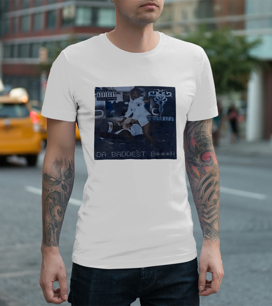 Trina Da Baddest B***h Parental Advisory Explicit Content T-Shirt