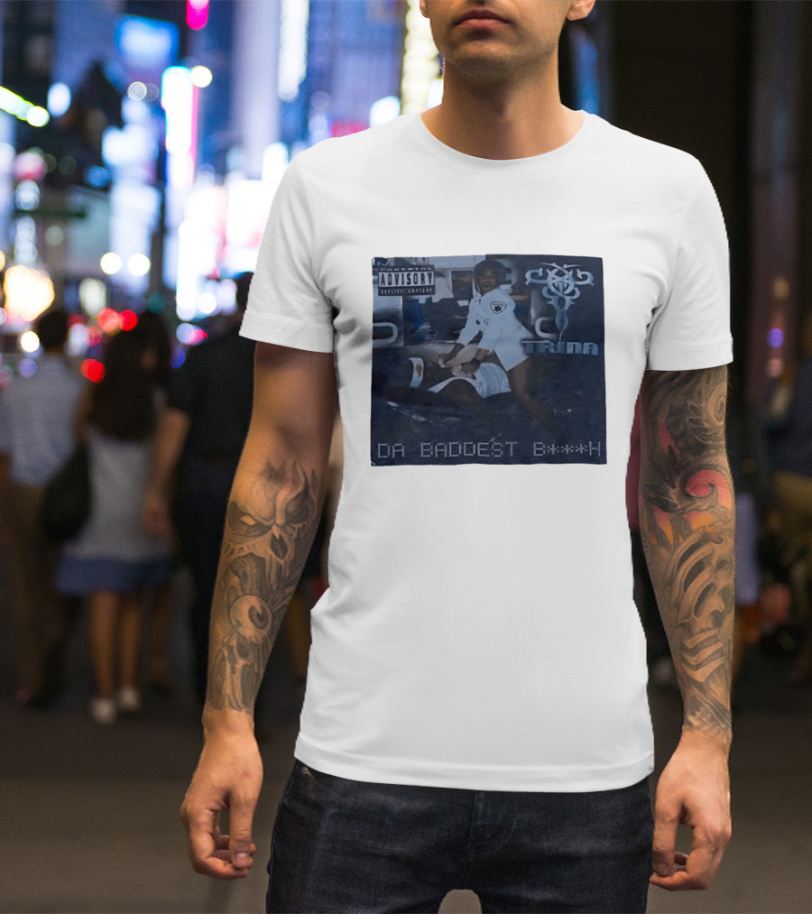 Trina Da Baddest B***h Parental Advisory Explicit Content T-Shirt