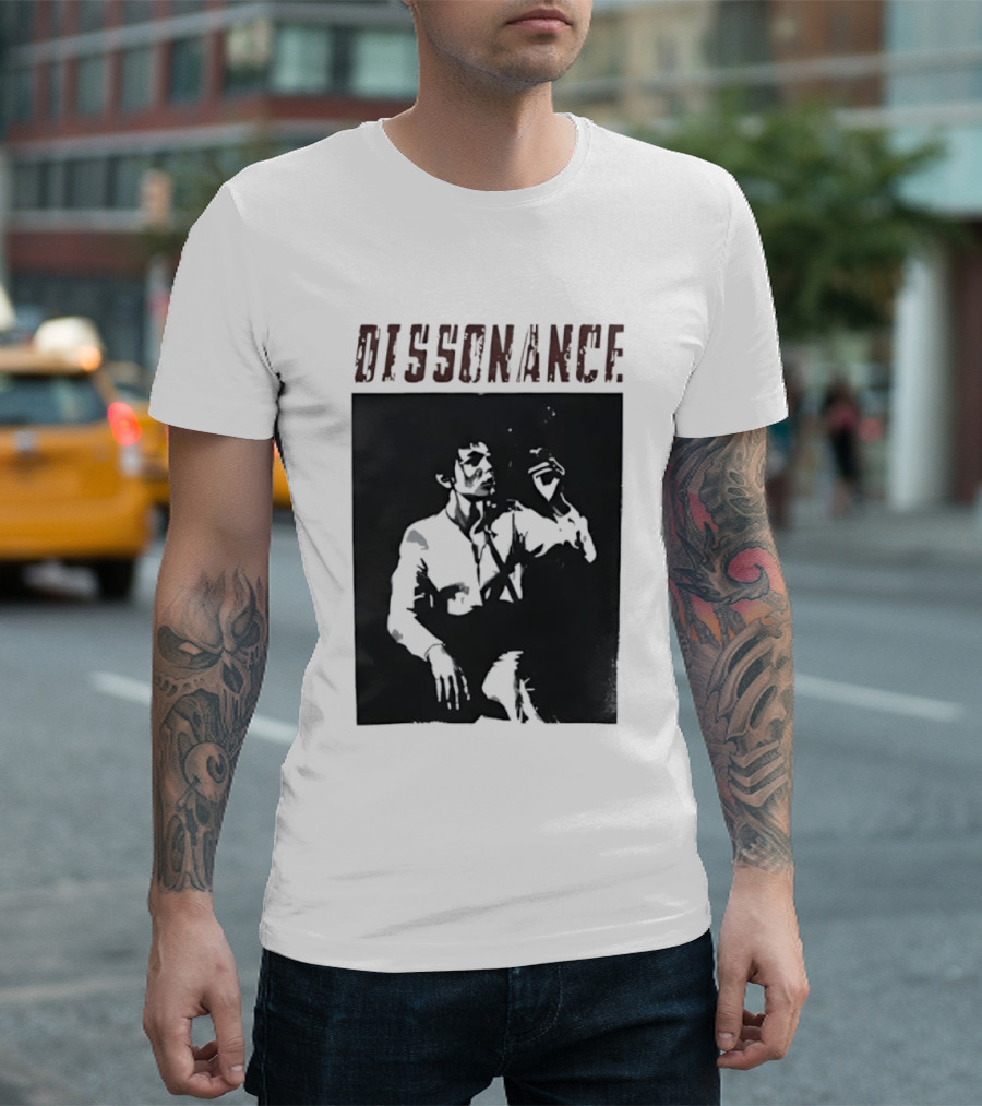 Dissonance Bruce Lee Distressed T-Shirt