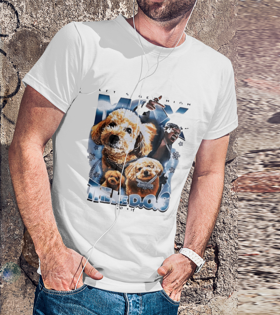 Max The Ice DOG Let's Get High NJPW Pro Wrestling Ambition T-Shirt