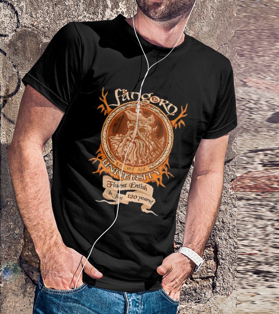 Fangorn University Est 1st Age Fluent Entish 120 Years Tree T-Shirt