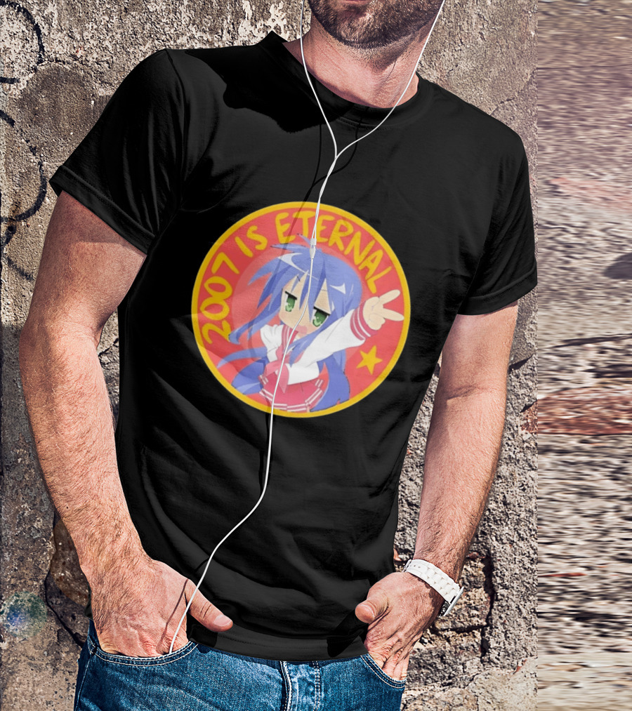 Konata Izumi 2007 Is Eternal Lucky Star Anime T-Shirt