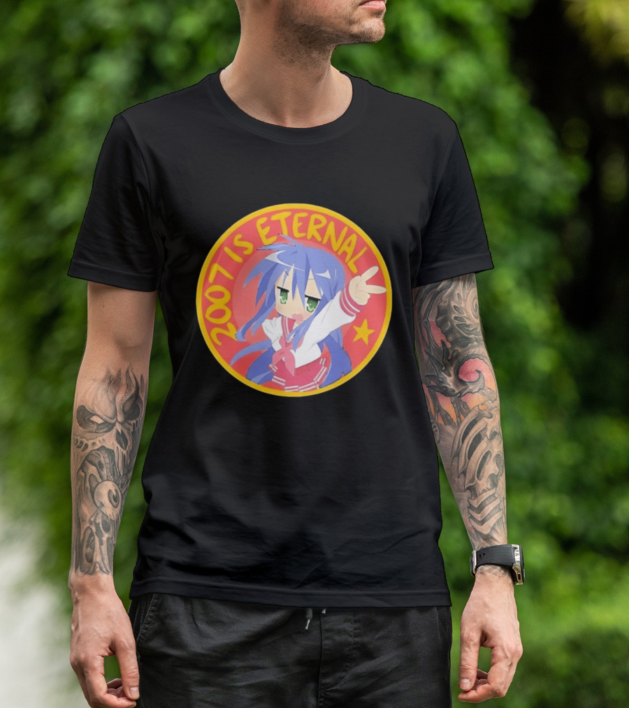 Konata Izumi 2007 Is Eternal Lucky Star Anime T-Shirt