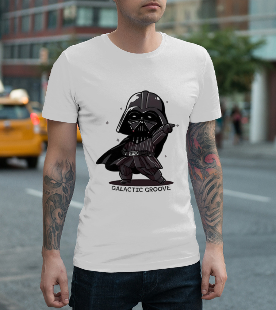 Star Wars Darth Vader Galactic Groove Chibi T-Shirt