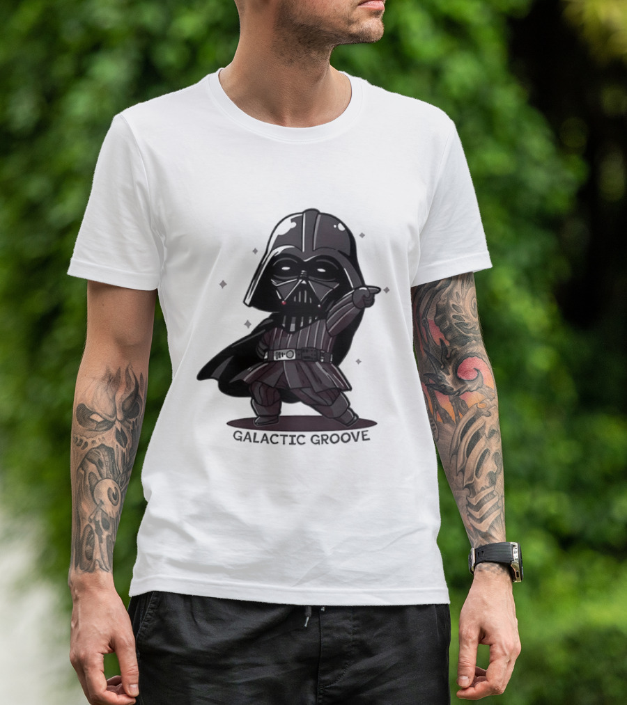 Star Wars Darth Vader Galactic Groove Chibi T-Shirt