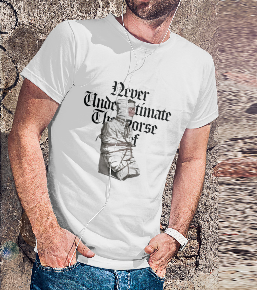 Never Underestimate The Horse Thief Western Style Cowboy T-Shirt