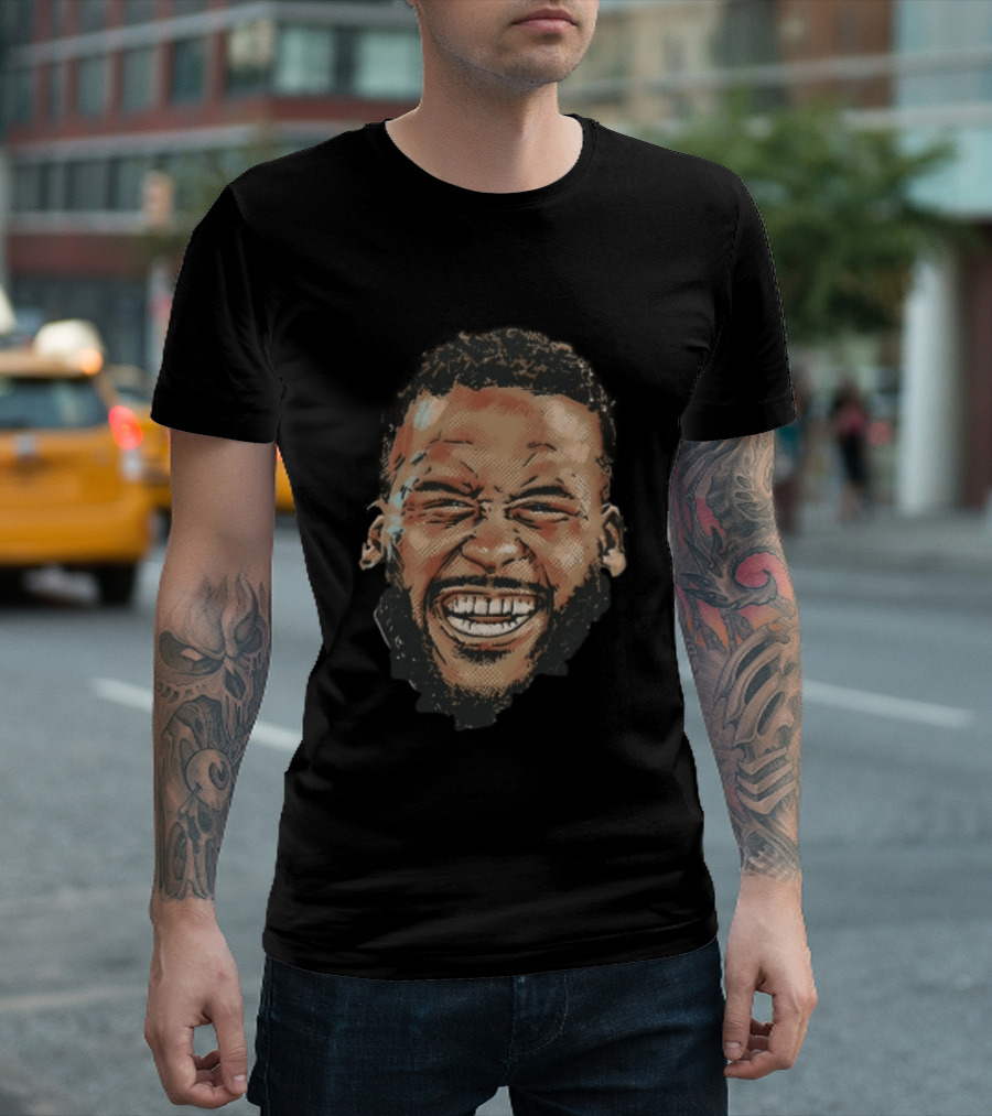 Aaron Donald 99 Halftone Stylized Caricature T-Shirt