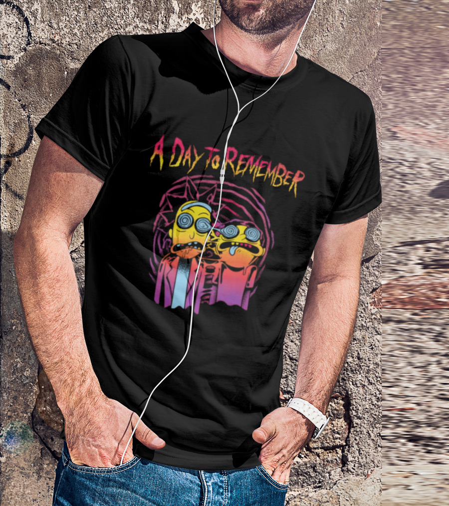 A Day To Remember Hypnotize Cartoon Characters Psychedelic T-Shirt
