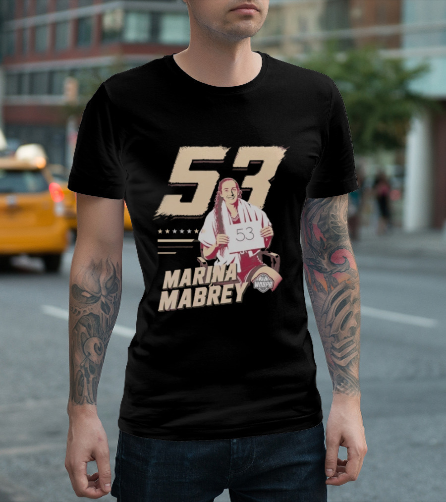 Marina Mabrey 53 Notre Dame Fighting Irish Basketball T-Shirt