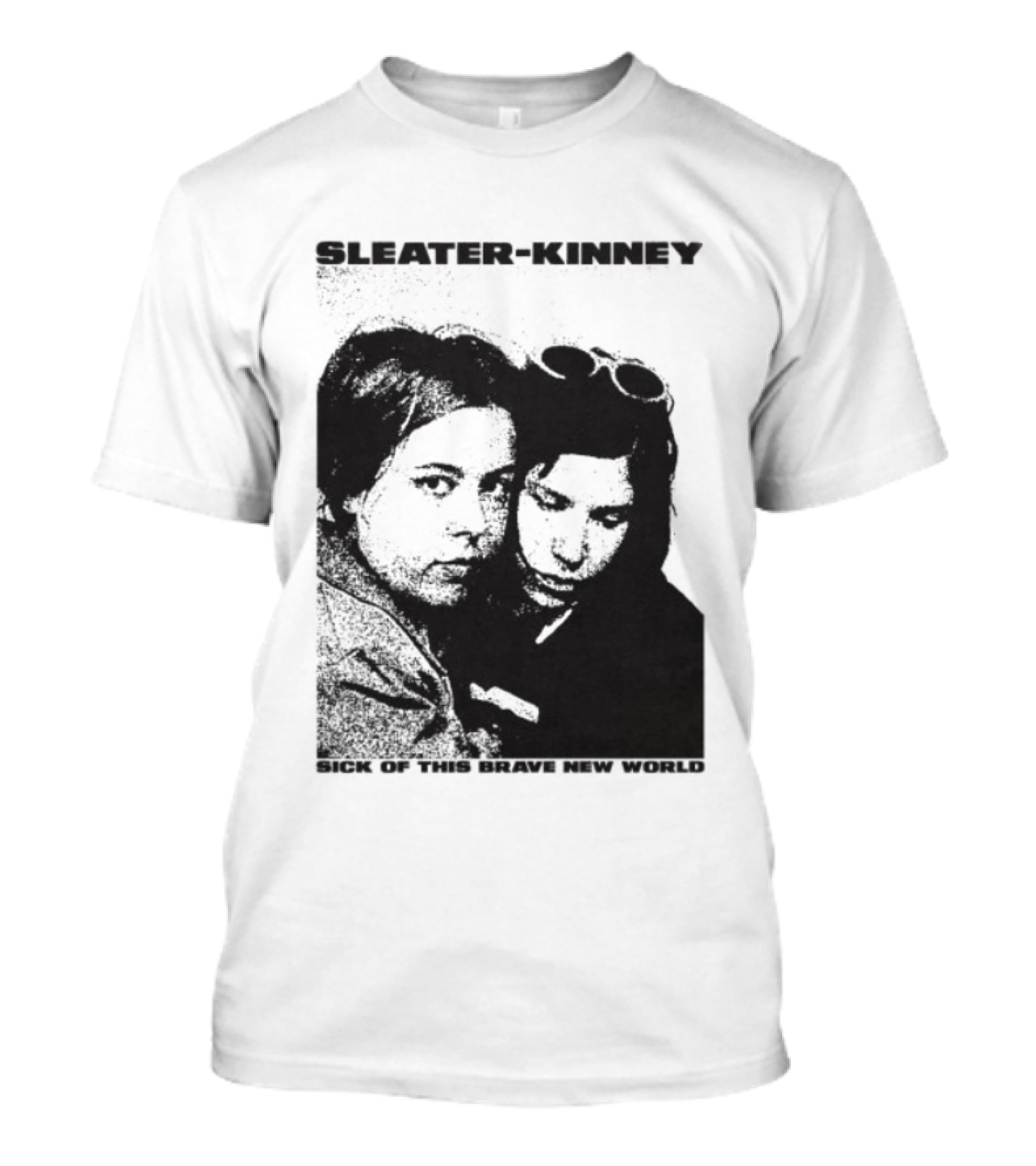 Enterthenight Gallery Store Sleater Kinney Sick Of This Brave New World T-Shirt