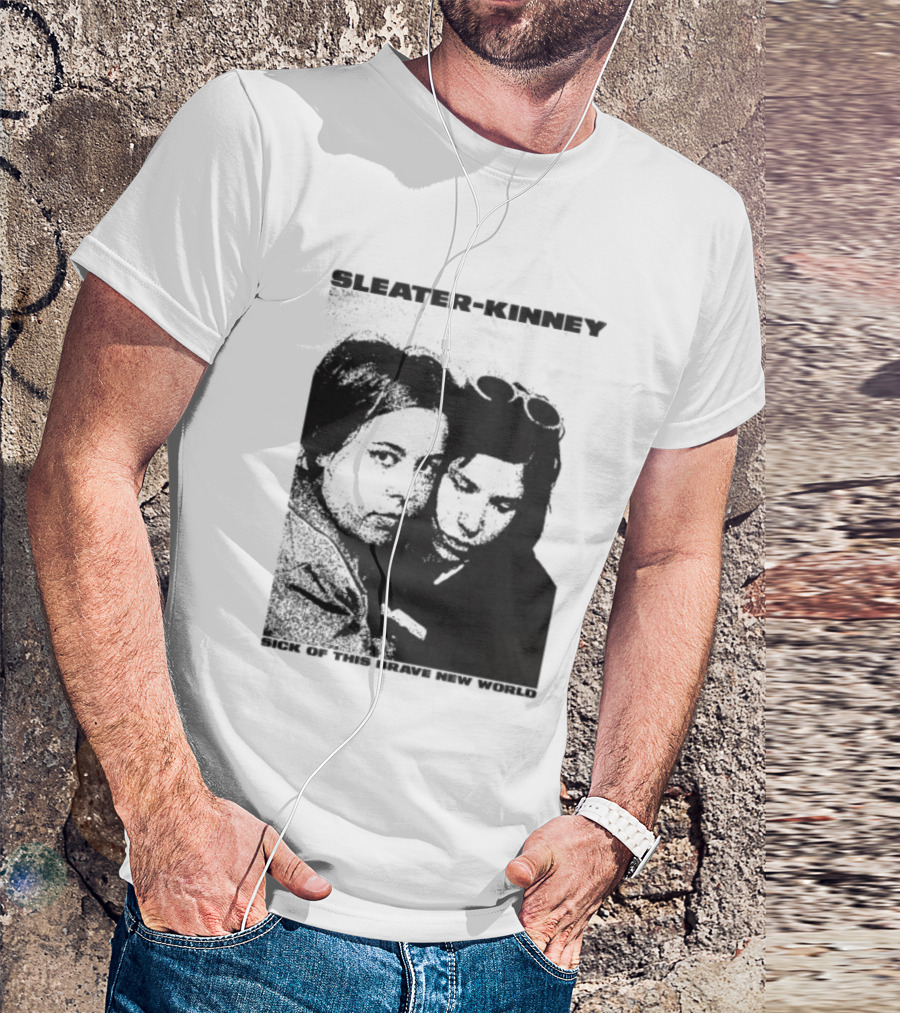 Enterthenight Gallery Store Sleater Kinney Sick Of This Brave New World T-Shirt