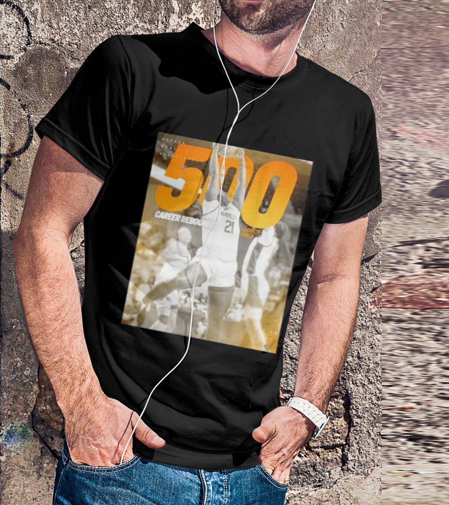 Baylor Bears Aaronette Vonleh 500 Career Rebounds T-Shirt