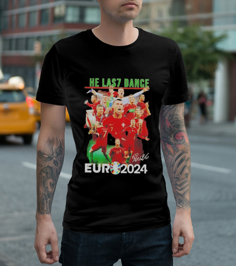 Cristiano Ronaldo He Las7 Dance Euro 2024 T-Shirt