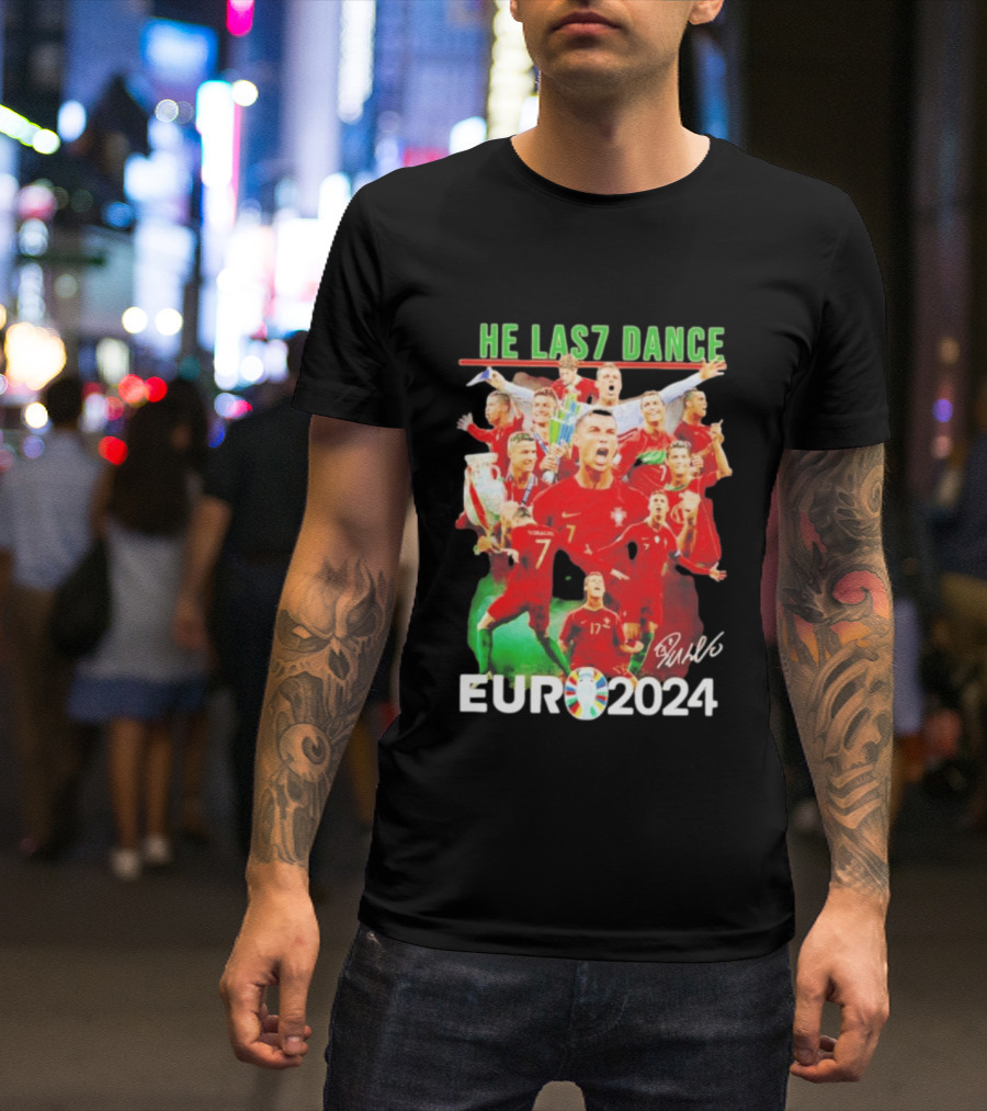 Cristiano Ronaldo He Las7 Dance Euro 2024 T-Shirt