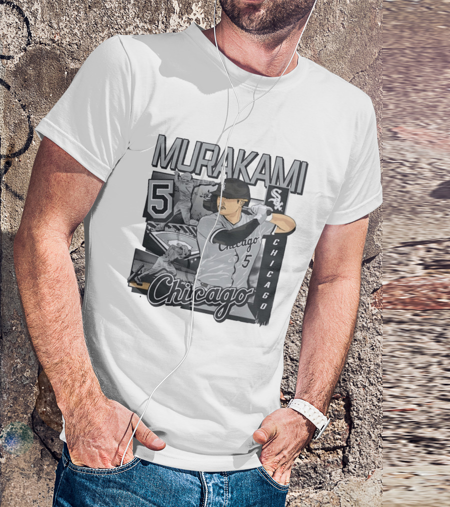 Munetaka Murakami Chicago White Sox 5 Baseball Player Number 5 Chicago White Sox T-Shirt