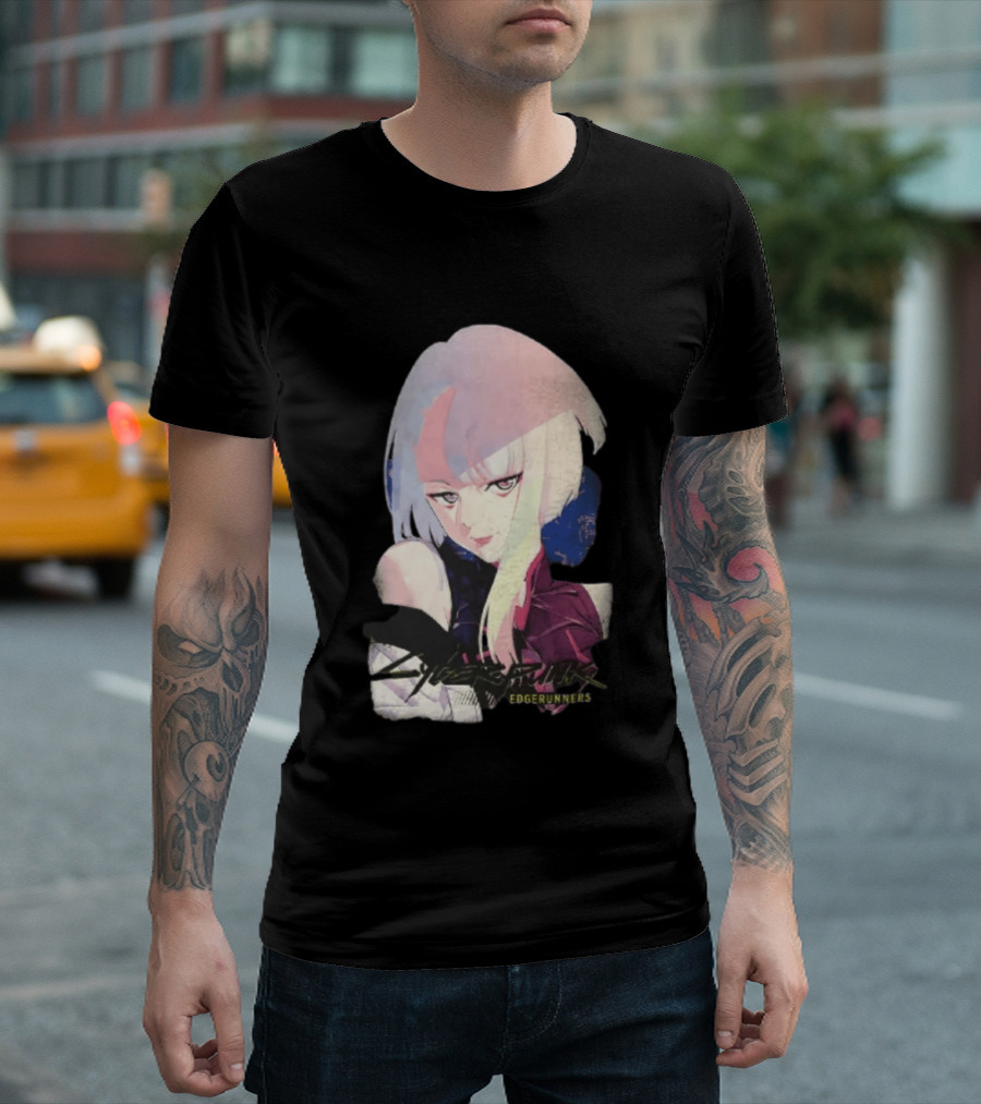 Cyberpunk Edgerunners Lucyna Kushinada Colorful Anime T-Shirt