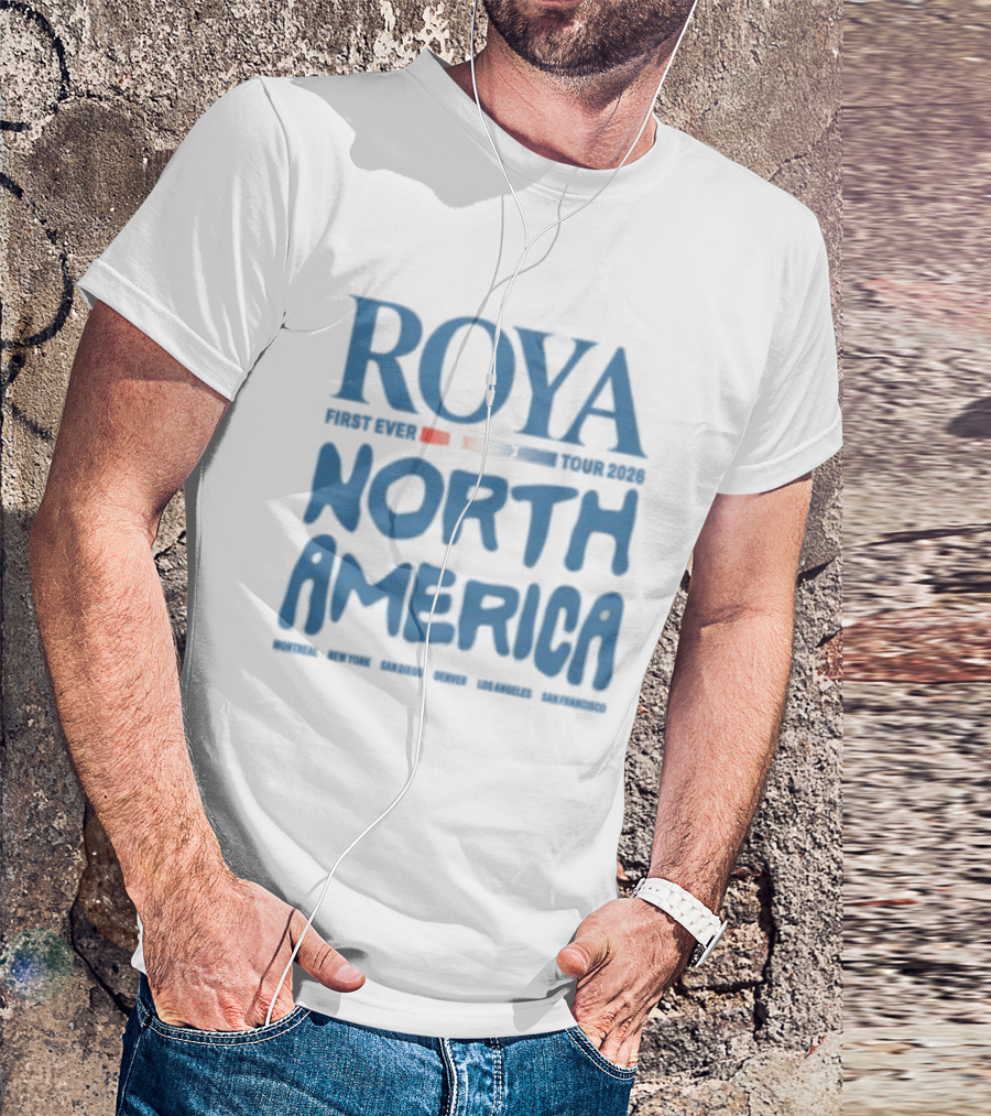 ROYA Store Tour North America 2026 T-Shirt