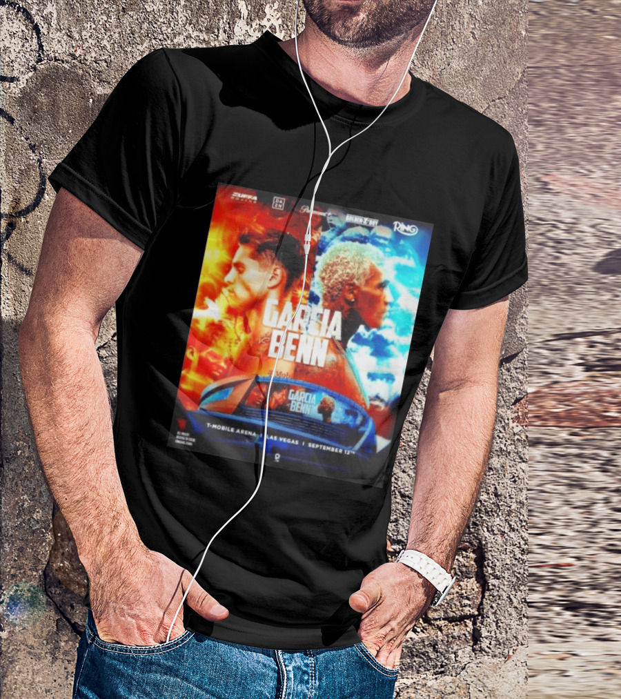 Garcia Vs Benn Live Fight DAZN Mobile Arena Las Vegas September 12th T-Shirt