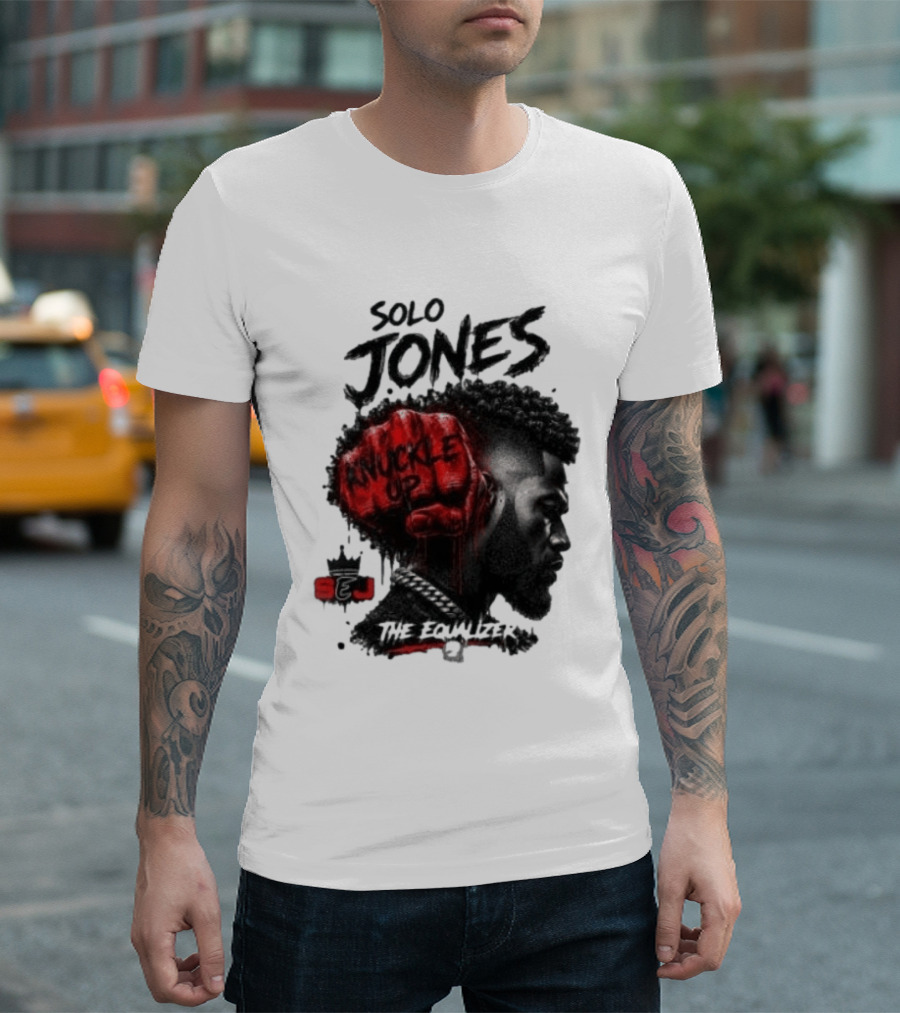 Solo Jones Knuckle Up The Equalizer Red Fist T-Shirt