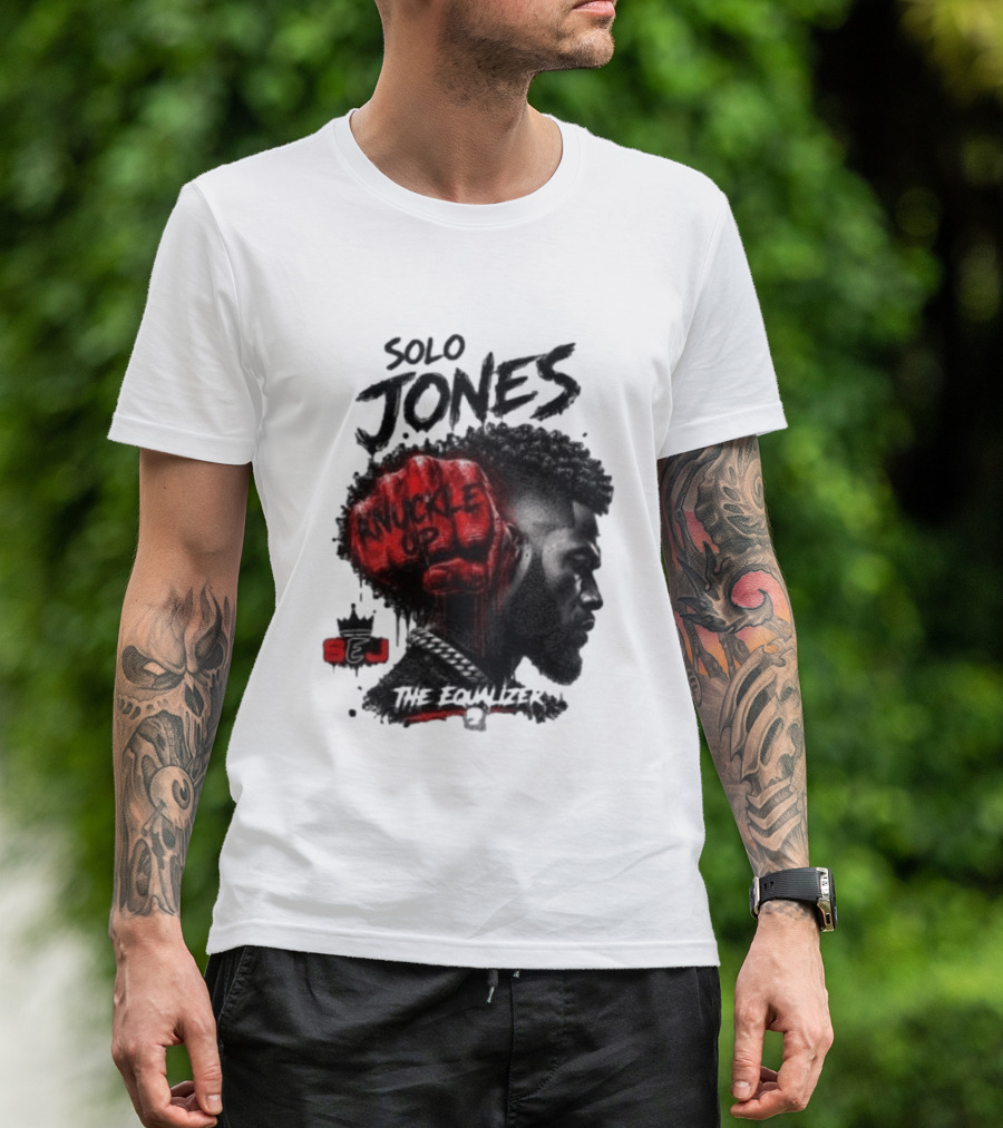 Solo Jones Knuckle Up The Equalizer Red Fist T-Shirt