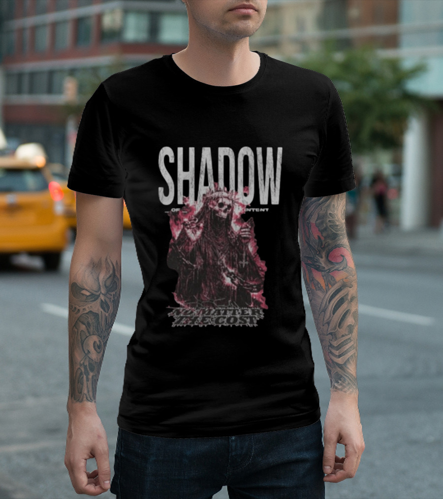 Shadow Of Intent No Matter The Cost Cloaked Skeleton T-Shirt