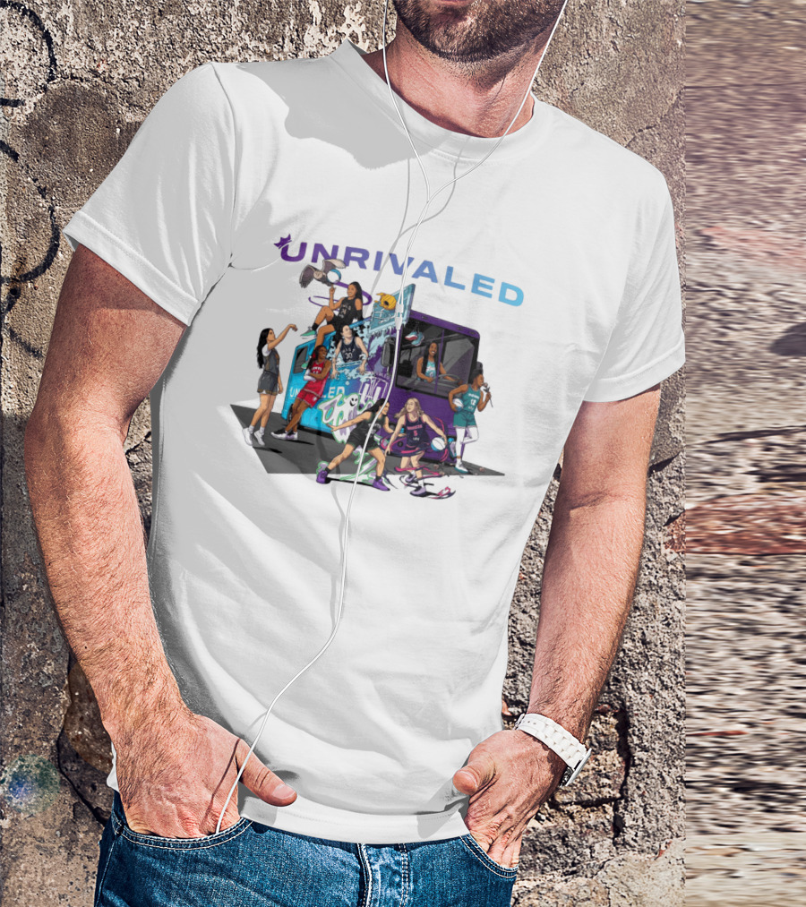 Unrivaled Season 3 Women's Bus Tour Players Uniform Basketball Team T-Shirt
