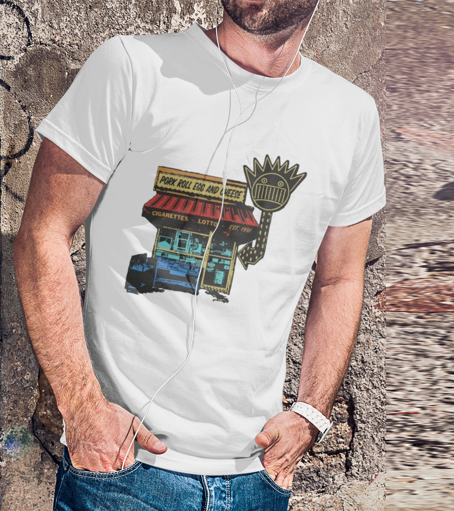 Ween Pork Roll Egg And Cheese Cigarettes Lotto 1991 Storefront T-Shirt