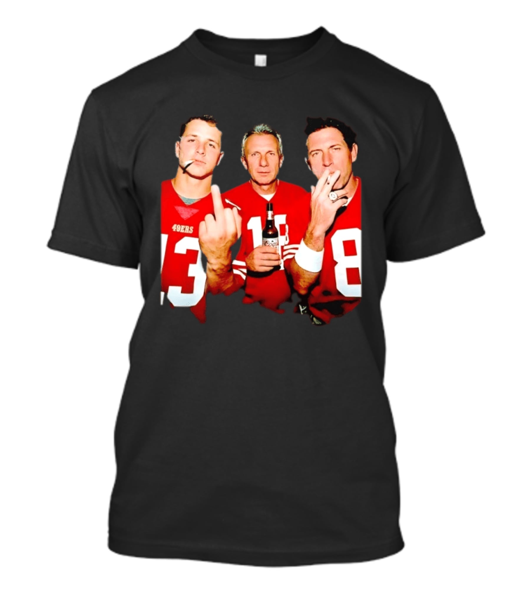 Brock Purdy Joe Montana Steve Young 49ers Legends NFL Players T-Shirt