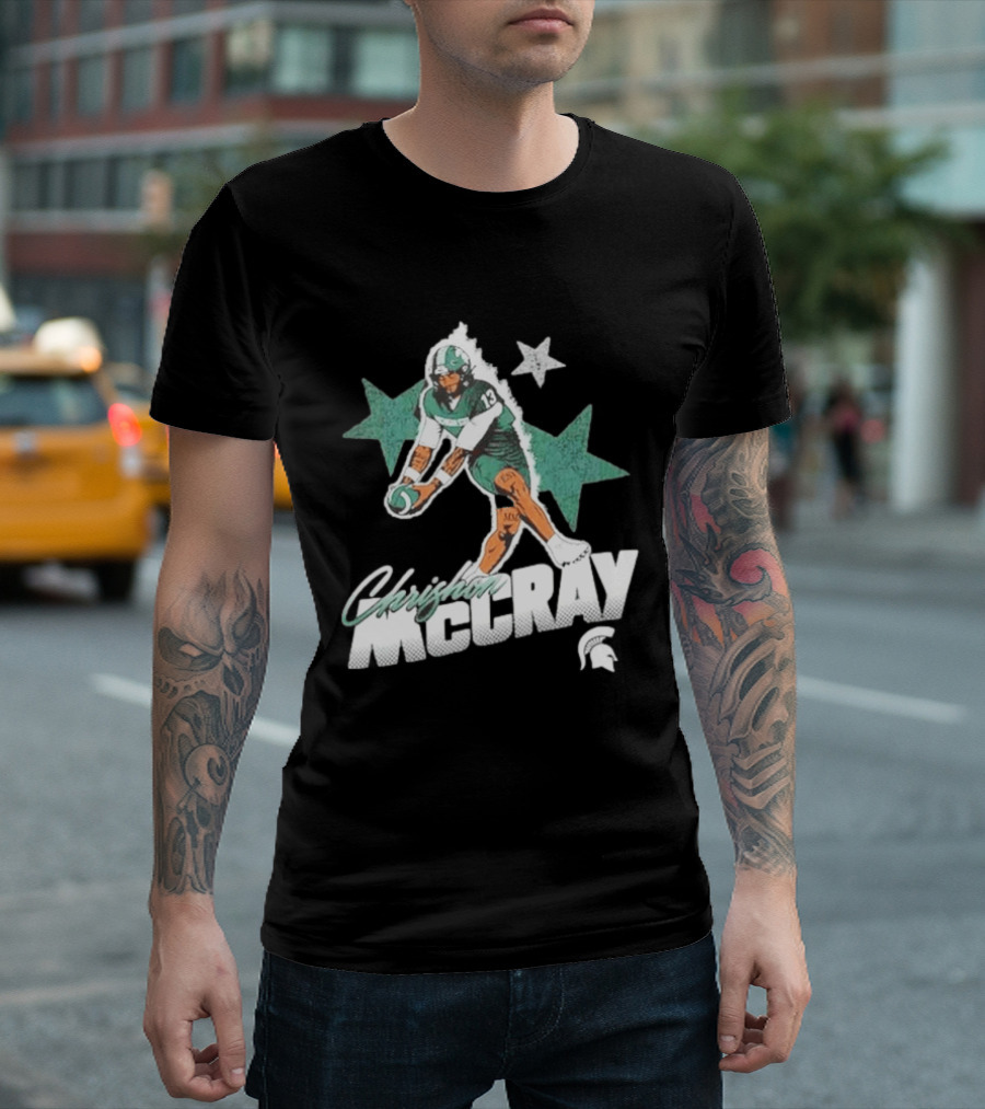 Chrishon McCray Stars Michigan State Spartans Football T-Shirt
