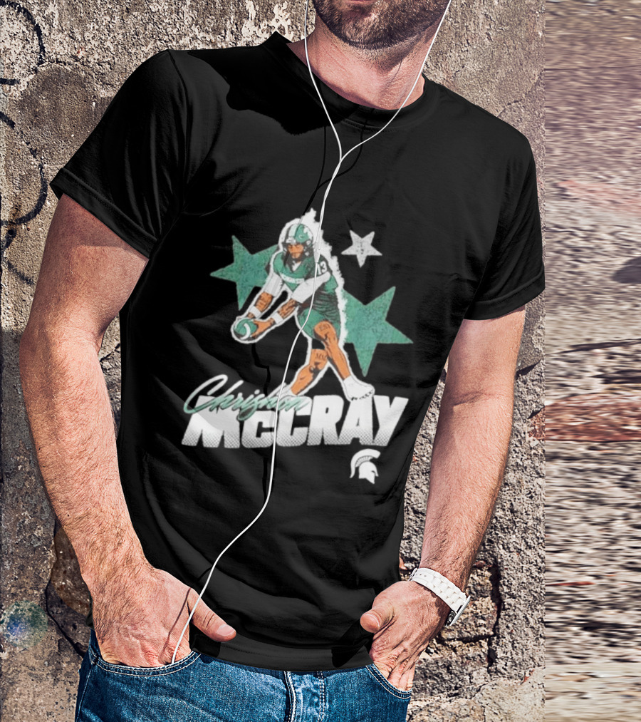 Chrishon McCray Stars Michigan State Spartans Football T-Shirt