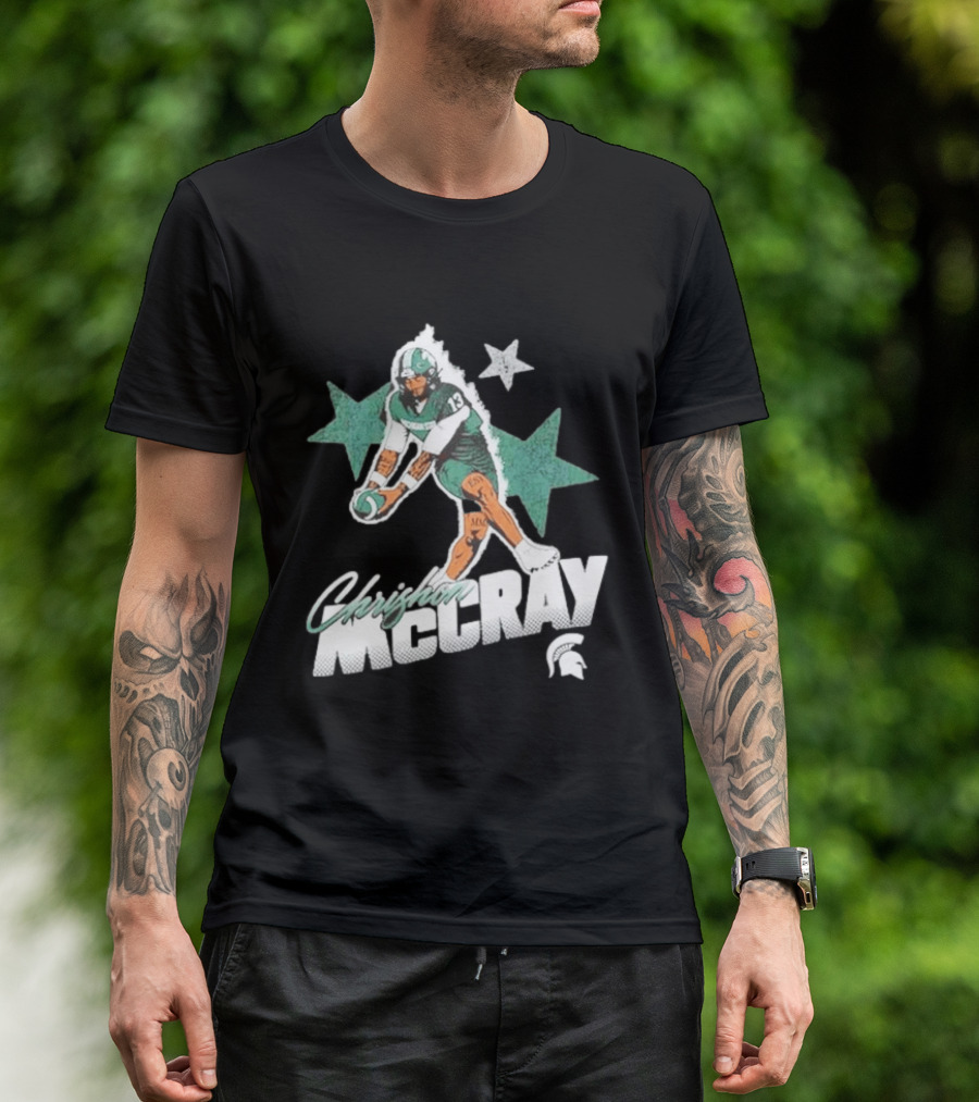 Chrishon McCray Stars Michigan State Spartans Football T-Shirt