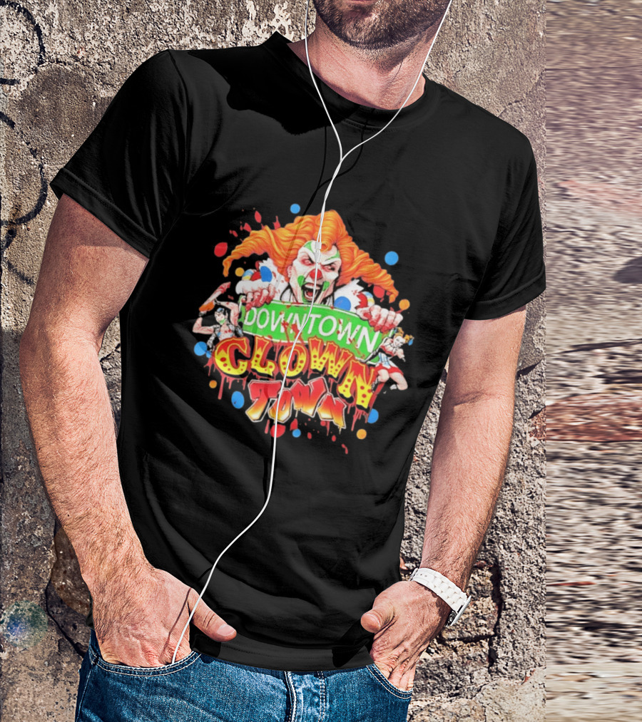 Downtown Clown Town Joker Harley T-Shirt