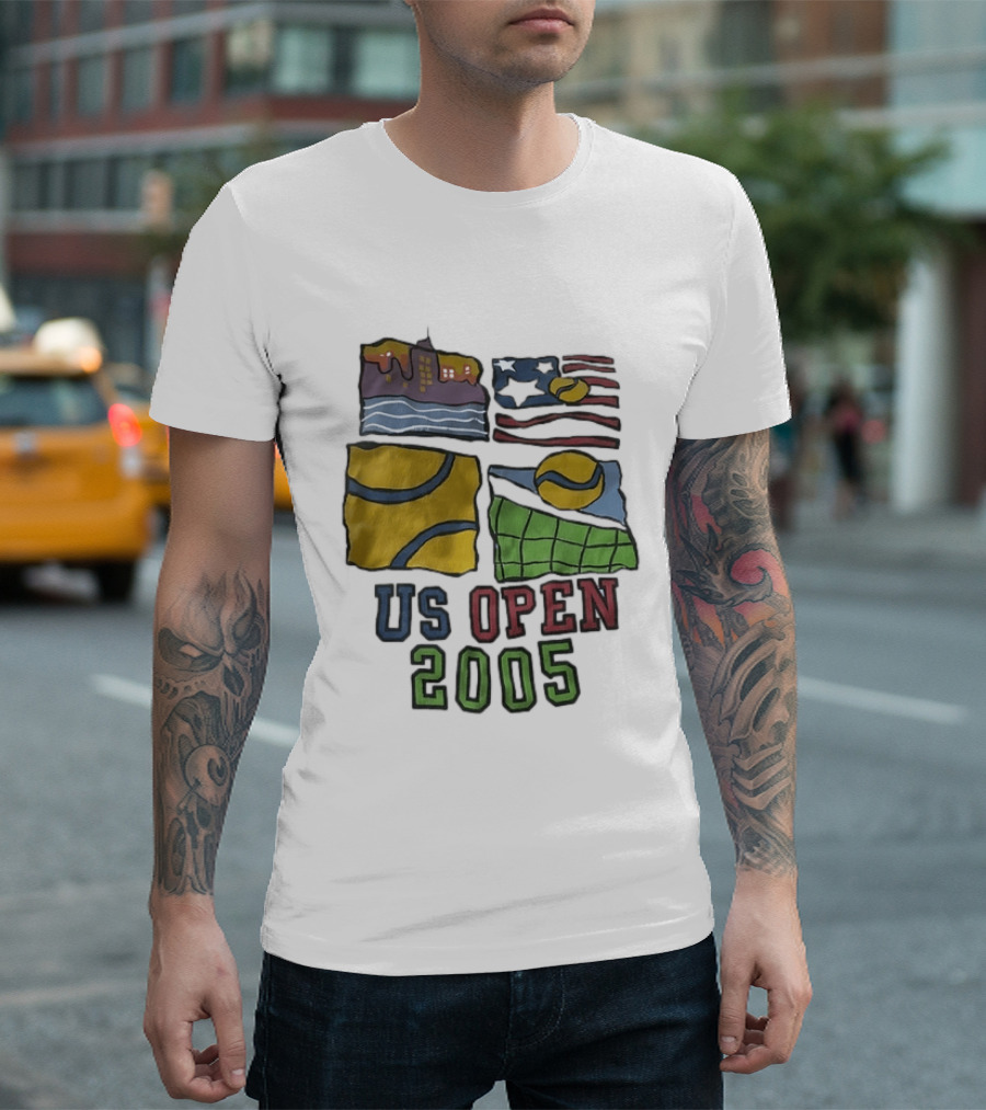 US Open 2005 Tennis Tournament Grand Slam T-Shirt