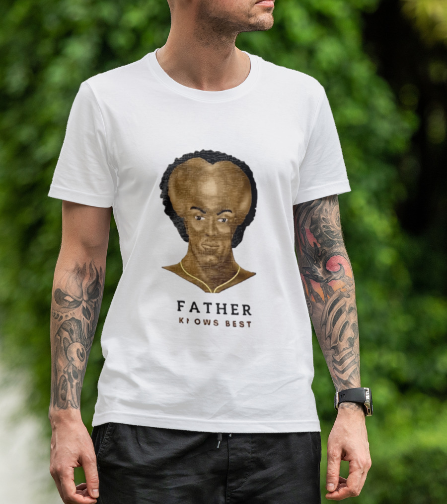 Father Knows Best Yakub Large Heart Shaped Brain T-Shirt