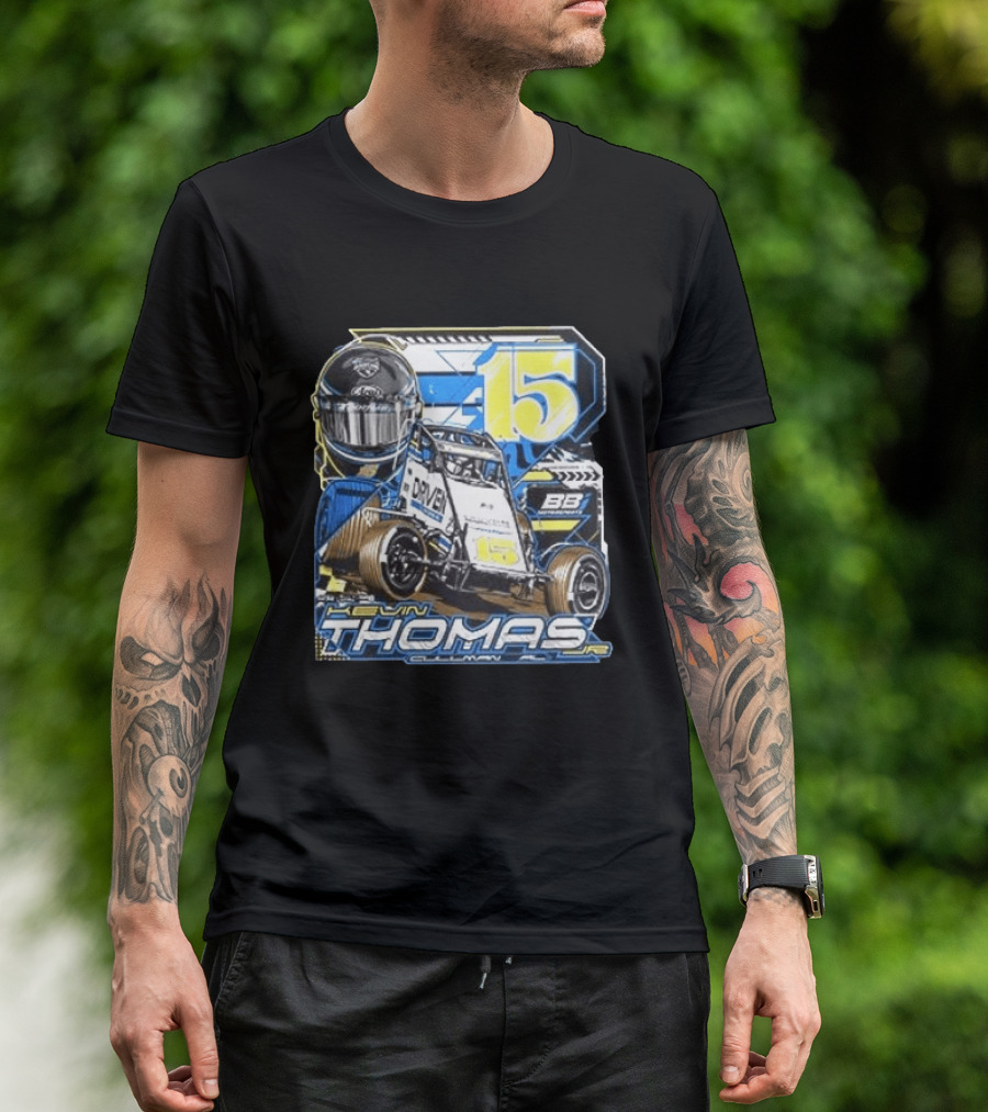 Kevin Thomas Cullman 15 Car Racing BB Performance T-Shirt