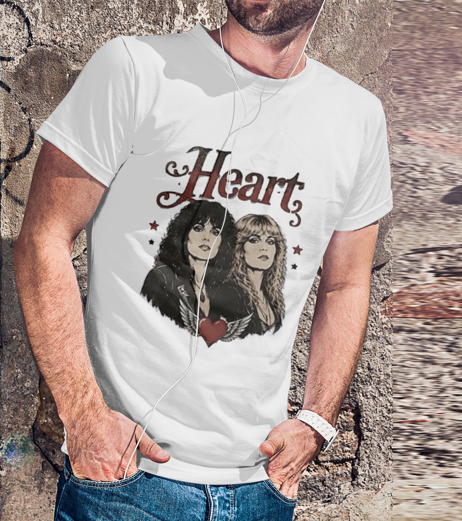 Heart Band Sing Loud Love Wild With Iconic Duo T-Shirt