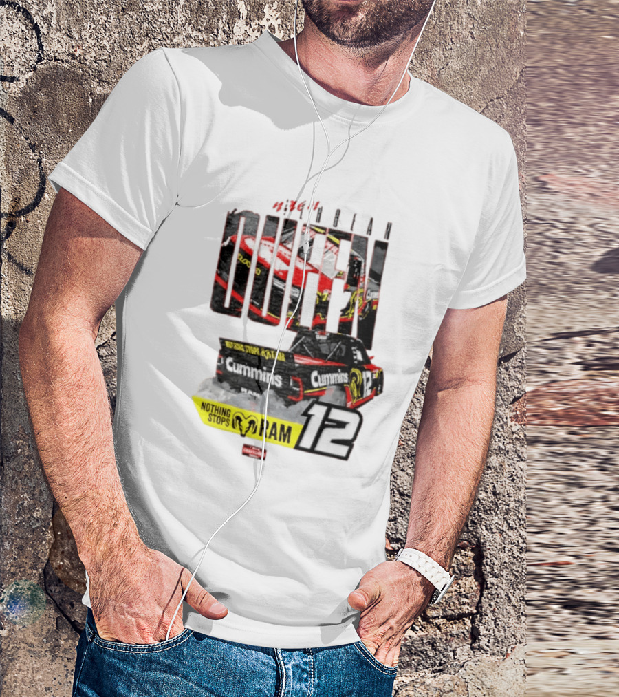 Kaulig Racing Brenden Queen Nothing Stops RAM Cummins 12 NASCAR T-Shirt