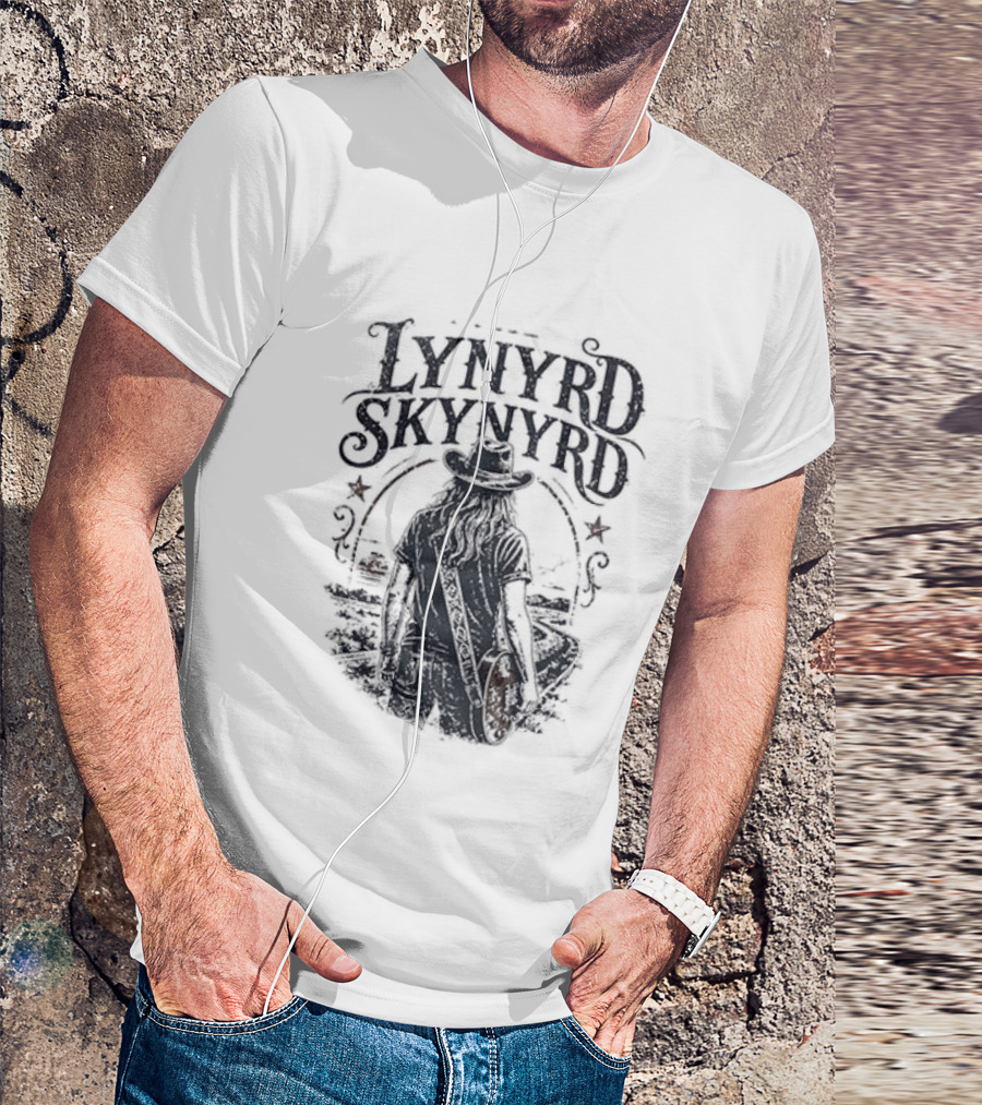 Lynyrd Skynyrd Southern Roads Free Soul Vintage Style Cowboy T-Shirt