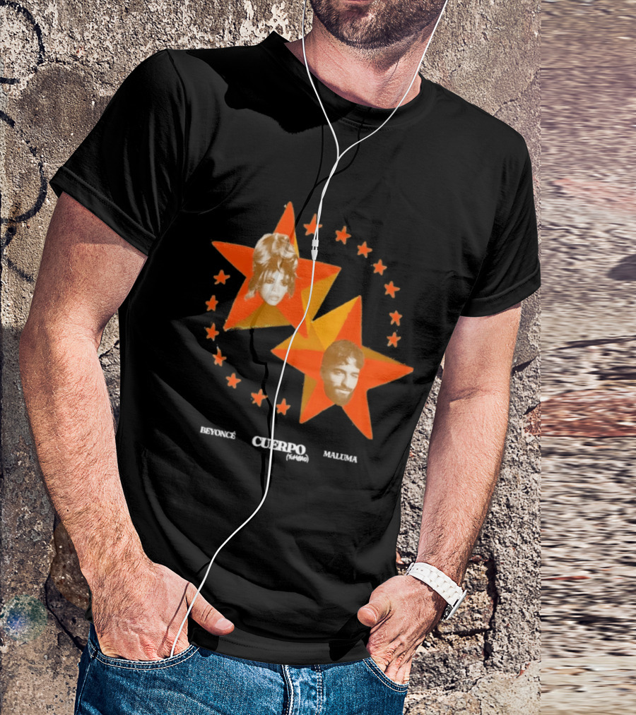 Beyoncé Maluma Cuerpo Tumbao Latin Pop Starry T-Shirt