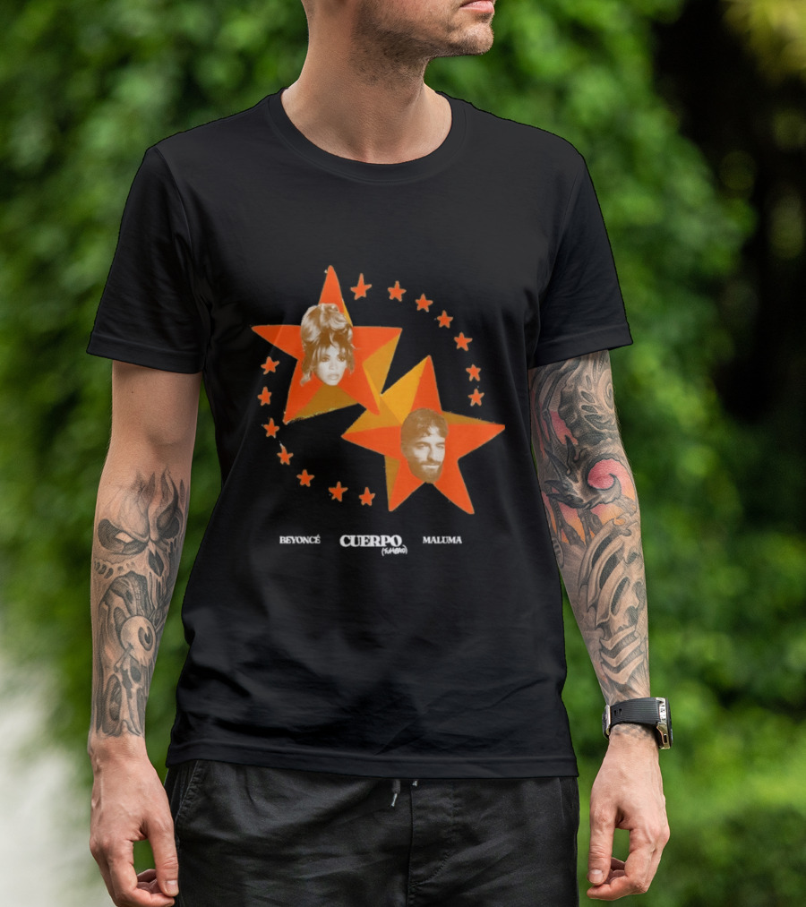 Beyoncé Maluma Cuerpo Tumbao Latin Pop Starry T-Shirt