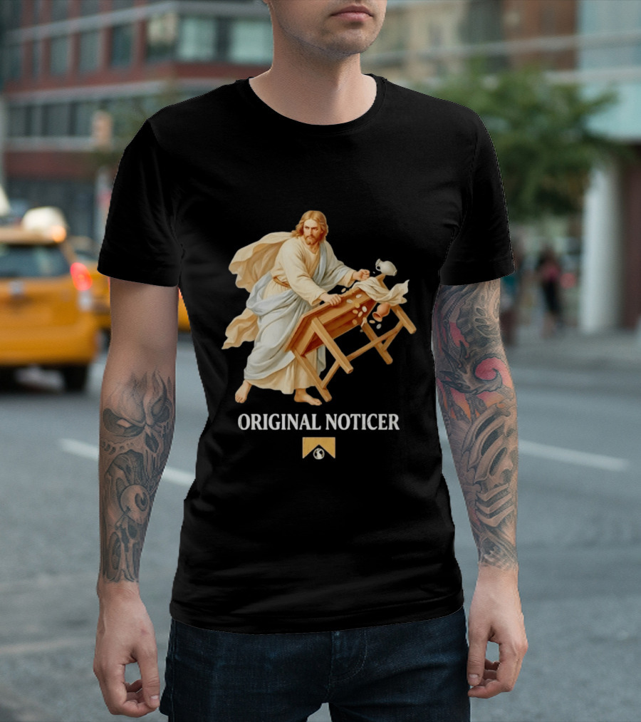 Jesus Christ Original Noticer Temple Cleansing Visual T-Shirt